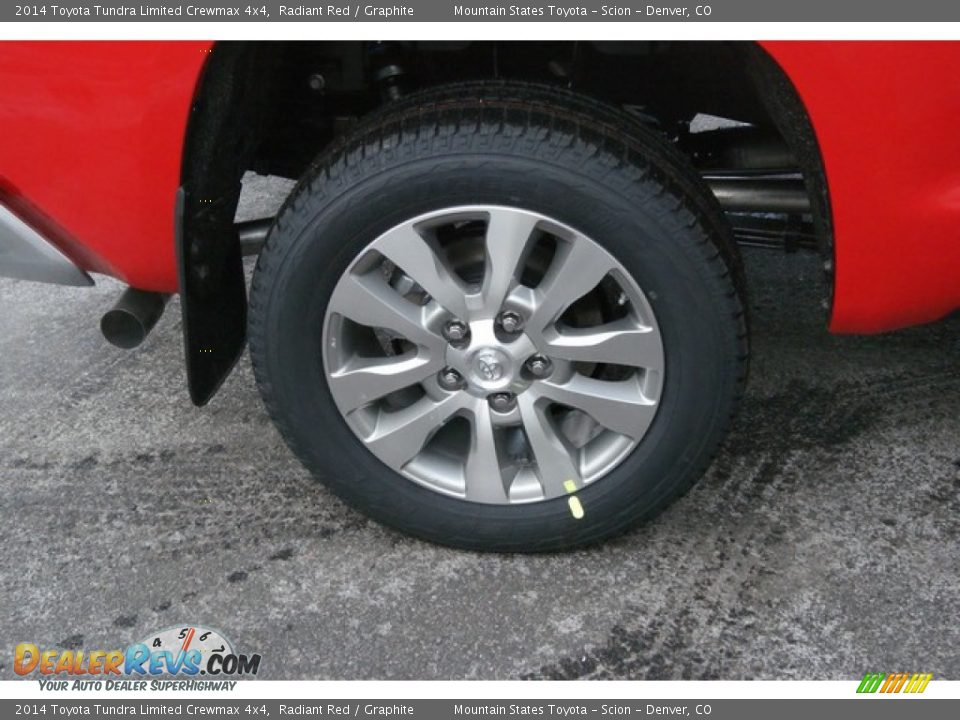 2014 Toyota Tundra Limited Crewmax 4x4 Radiant Red / Graphite Photo #9