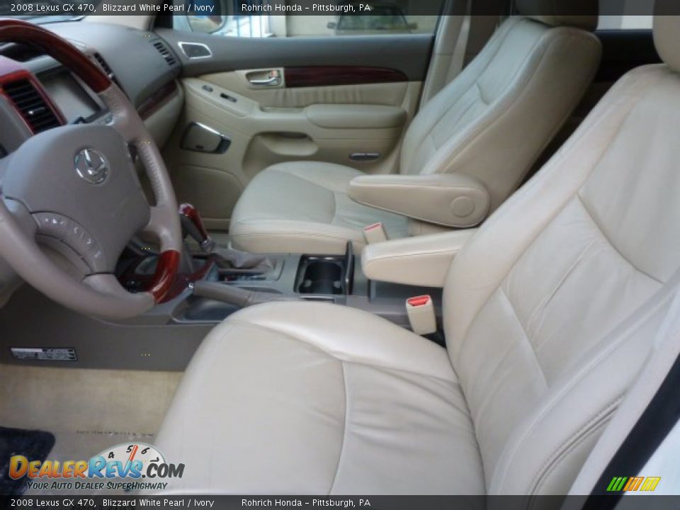 2008 Lexus GX 470 Blizzard White Pearl / Ivory Photo #4