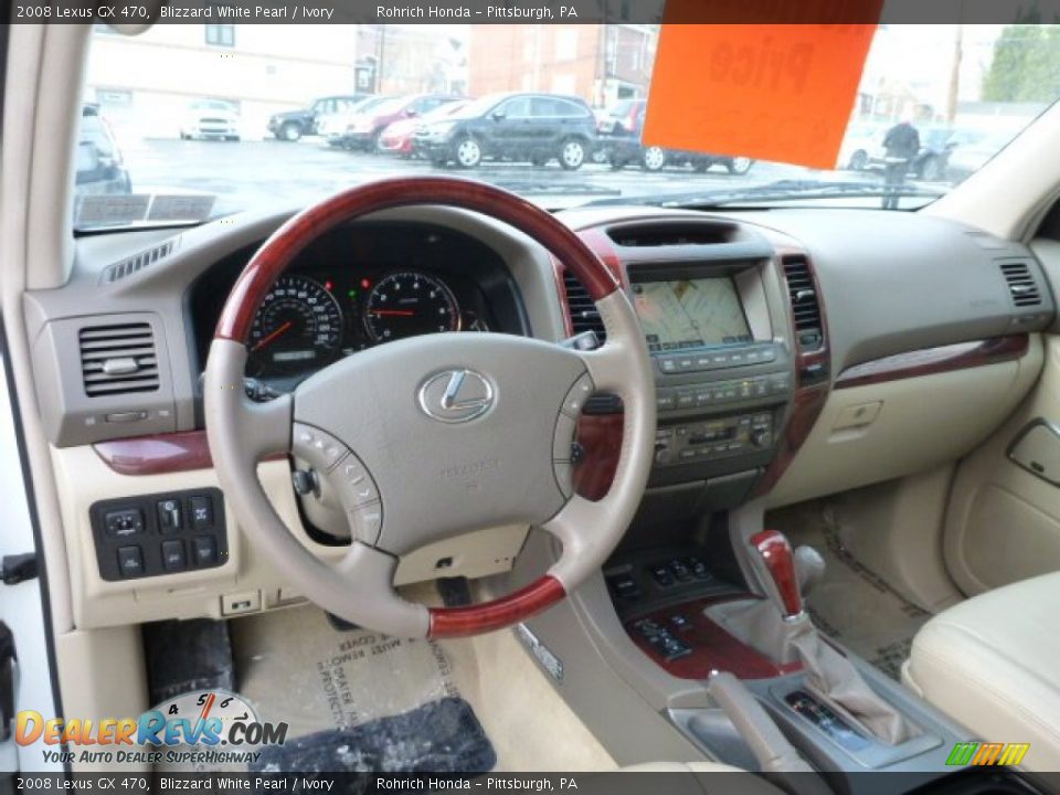 2008 Lexus GX 470 Blizzard White Pearl / Ivory Photo #6