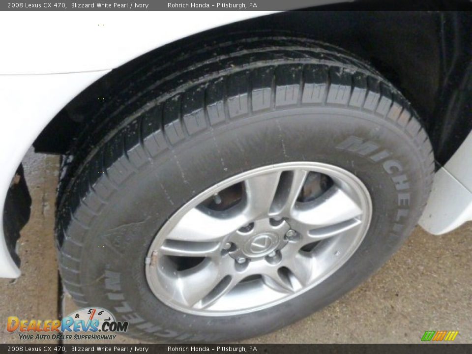 2008 Lexus GX 470 Blizzard White Pearl / Ivory Photo #8