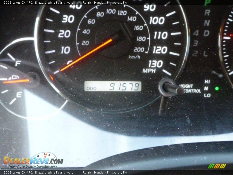 2008 Lexus GX 470 Blizzard White Pearl / Ivory Photo #9