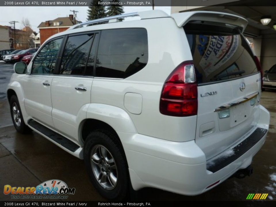 2008 Lexus GX 470 Blizzard White Pearl / Ivory Photo #10