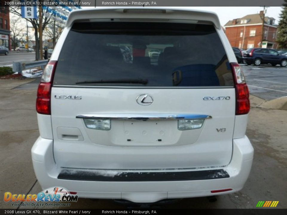2008 Lexus GX 470 Blizzard White Pearl / Ivory Photo #11