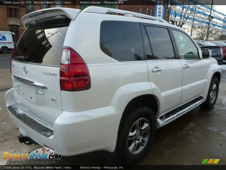 2008 Lexus GX 470 Blizzard White Pearl / Ivory Photo #12