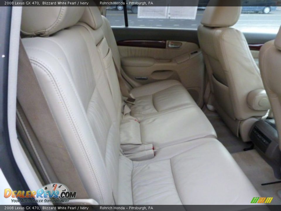 2008 Lexus GX 470 Blizzard White Pearl / Ivory Photo #13