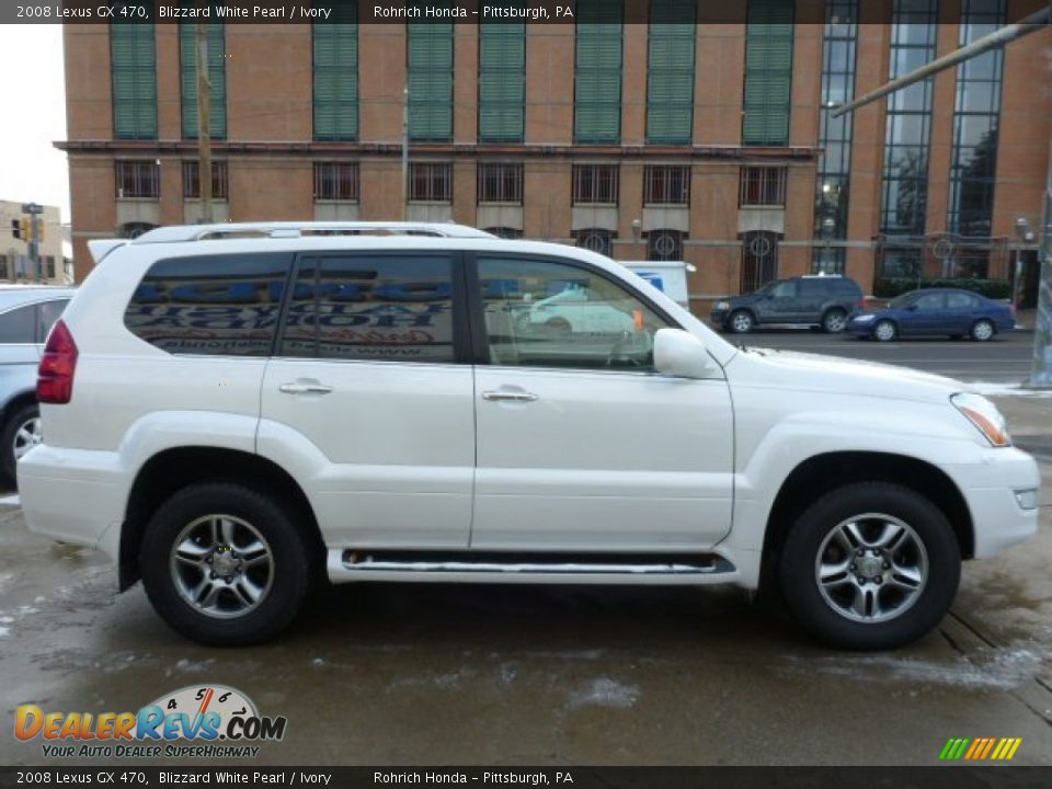 2008 Lexus GX 470 Blizzard White Pearl / Ivory Photo #14