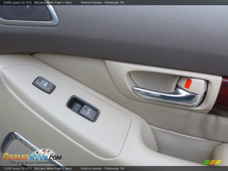 2008 Lexus GX 470 Blizzard White Pearl / Ivory Photo #15