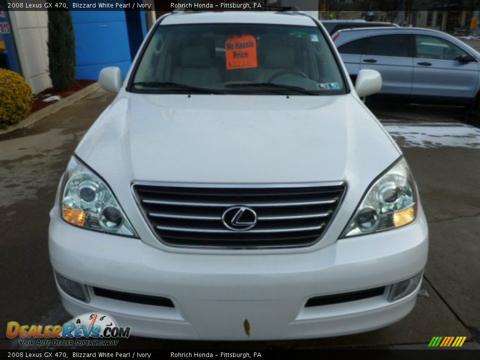 2008 Lexus GX 470 Blizzard White Pearl / Ivory Photo #18