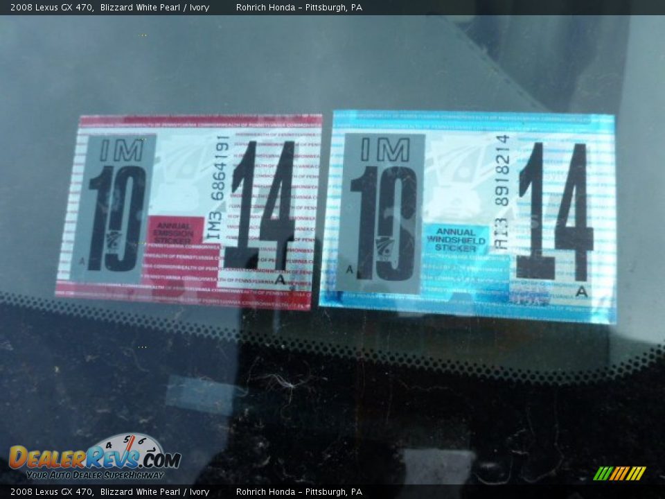 2008 Lexus GX 470 Blizzard White Pearl / Ivory Photo #19