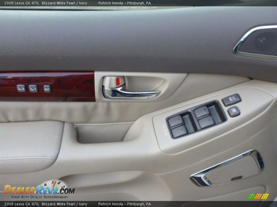 2008 Lexus GX 470 Blizzard White Pearl / Ivory Photo #21