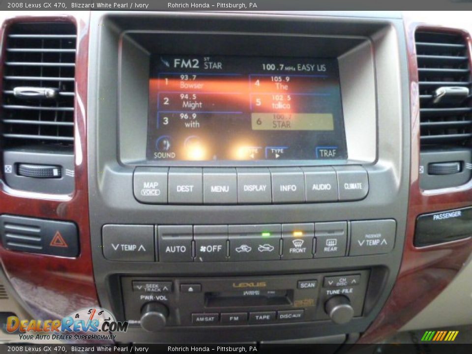 2008 Lexus GX 470 Blizzard White Pearl / Ivory Photo #24