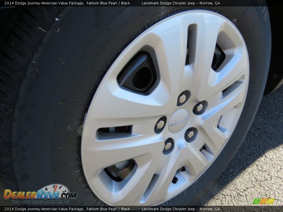 2014 Dodge Journey Amercian Value Package Fathom Blue Pearl / Black Photo #5