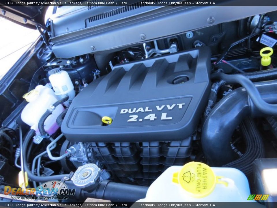 2014 Dodge Journey Amercian Value Package Fathom Blue Pearl / Black Photo #9
