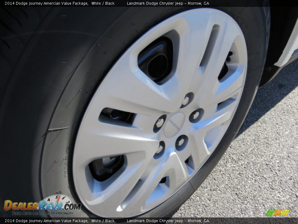 2014 Dodge Journey Amercian Value Package White / Black Photo #5