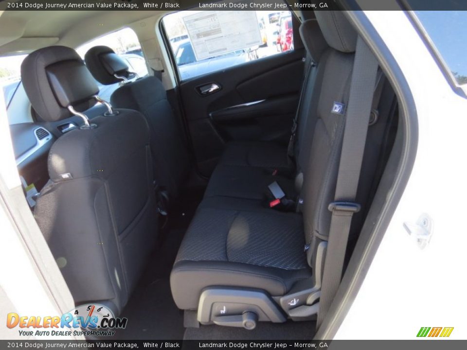 2014 Dodge Journey Amercian Value Package White / Black Photo #8