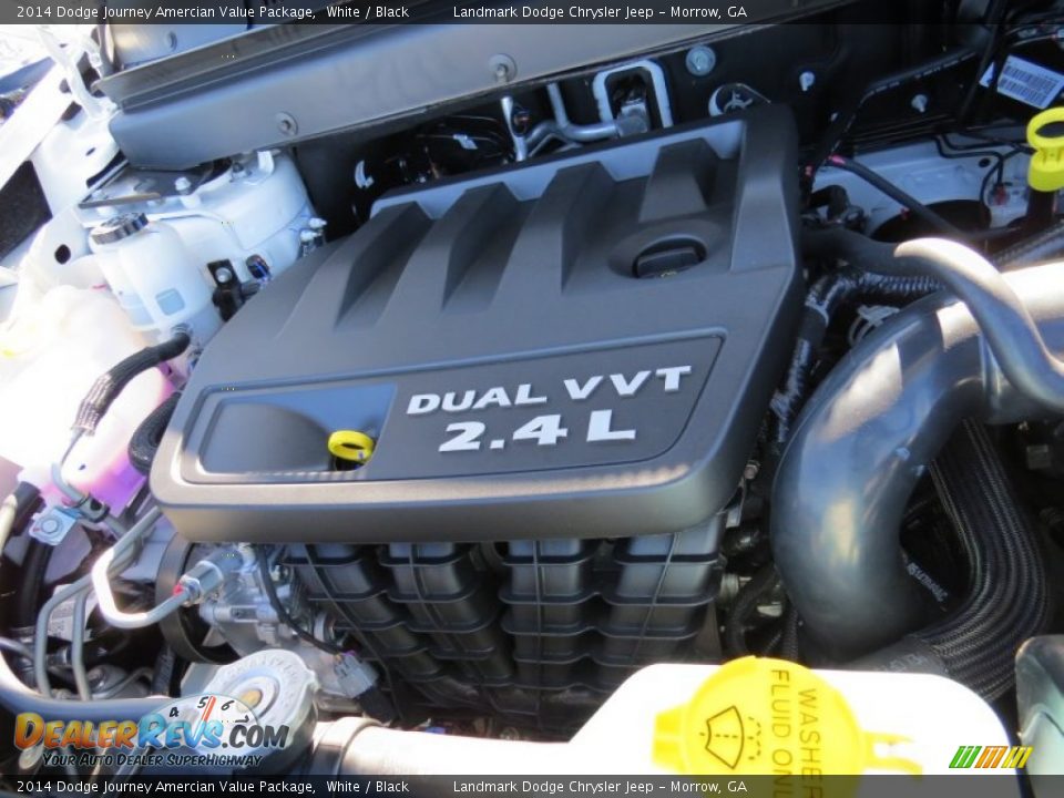 2014 Dodge Journey Amercian Value Package White / Black Photo #9