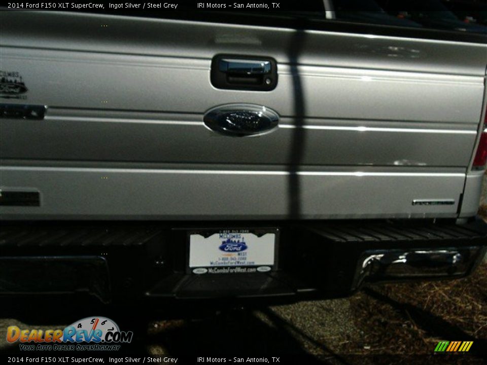 2014 Ford F150 XLT SuperCrew Ingot Silver / Steel Grey Photo #6