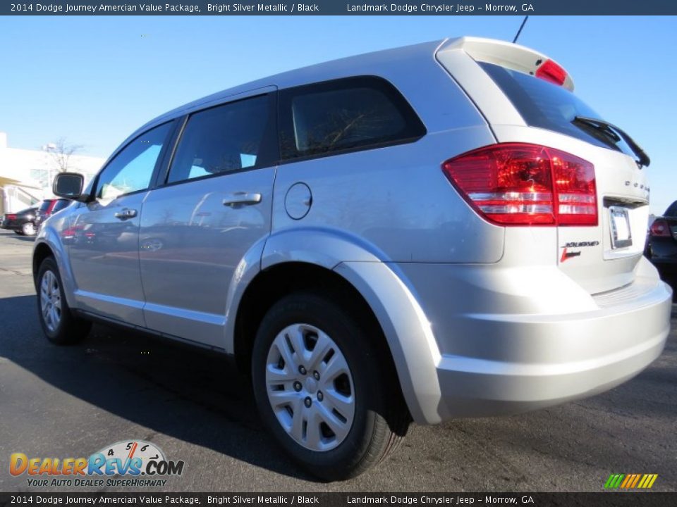 2014 Dodge Journey Amercian Value Package Bright Silver Metallic / Black Photo #2