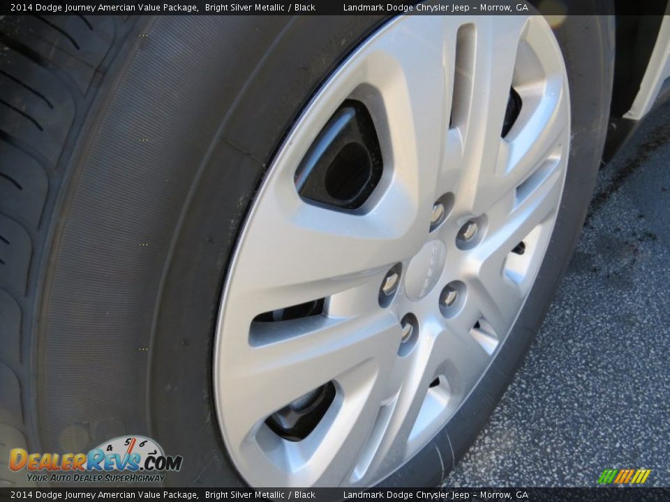 2014 Dodge Journey Amercian Value Package Bright Silver Metallic / Black Photo #5