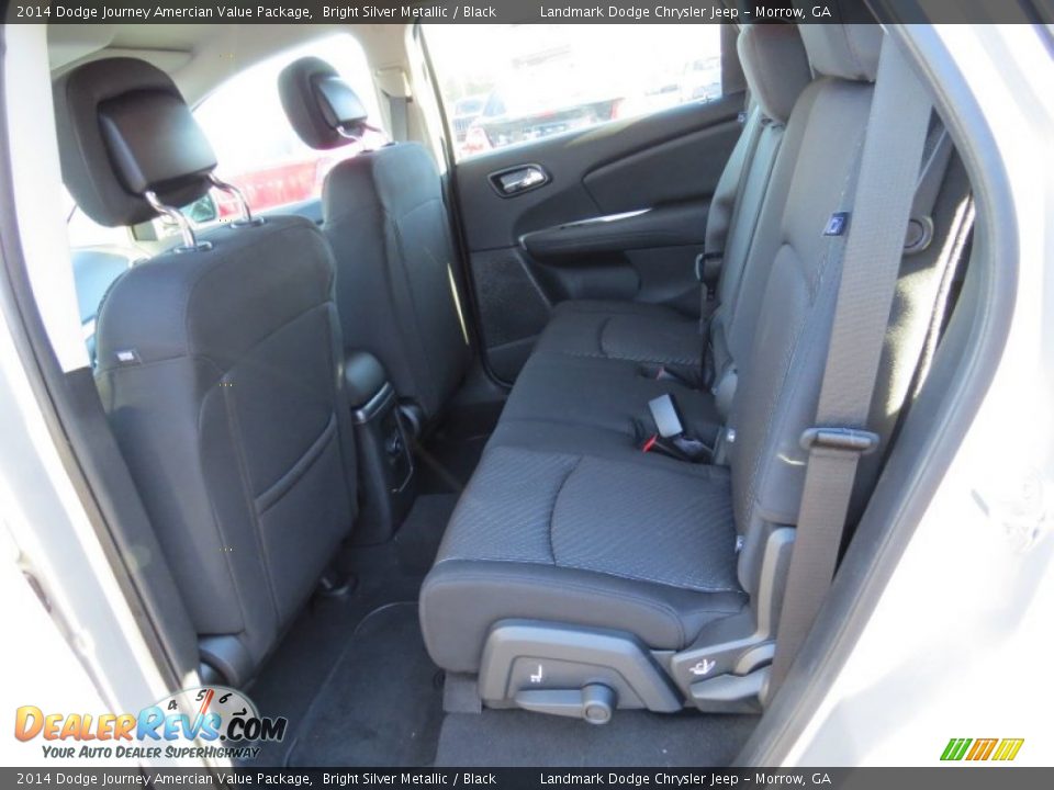 2014 Dodge Journey Amercian Value Package Bright Silver Metallic / Black Photo #7