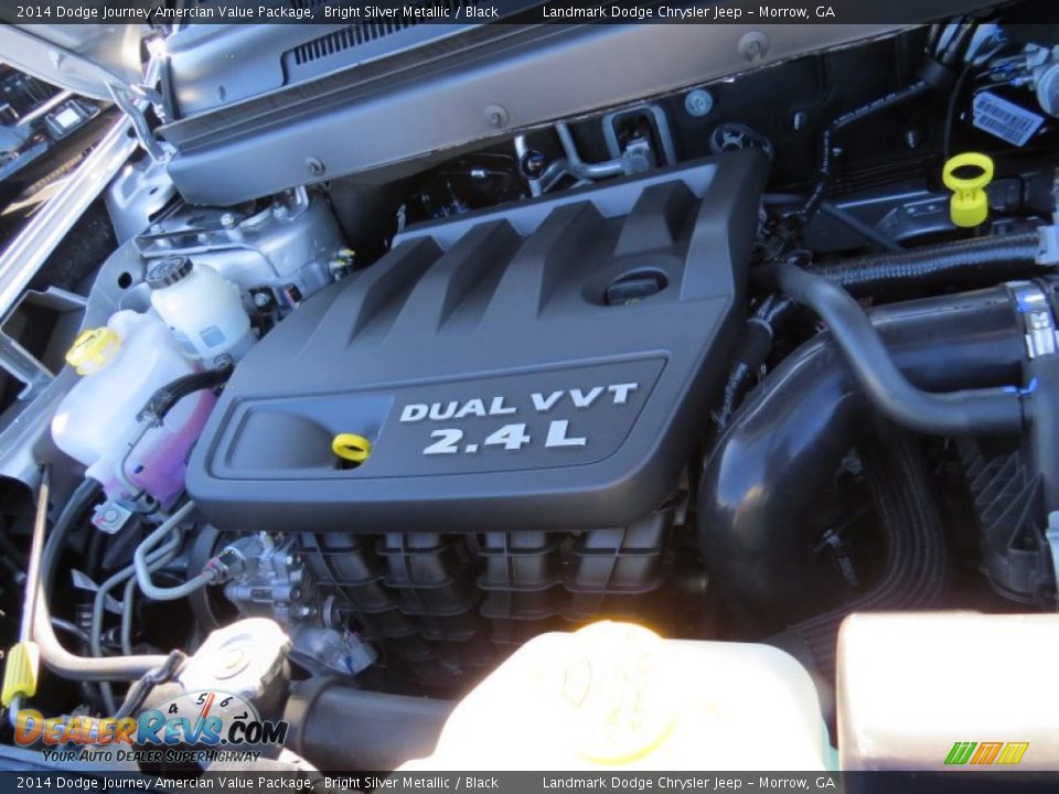 2014 Dodge Journey Amercian Value Package Bright Silver Metallic / Black Photo #8
