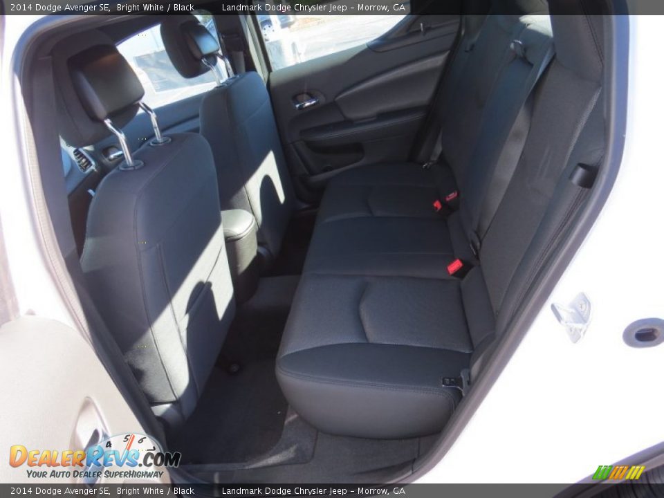 2014 Dodge Avenger SE Bright White / Black Photo #8