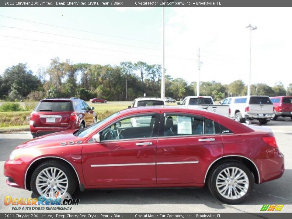 2011 Chrysler 200 Limited Deep Cherry Red Crystal Pearl / Black Photo #2