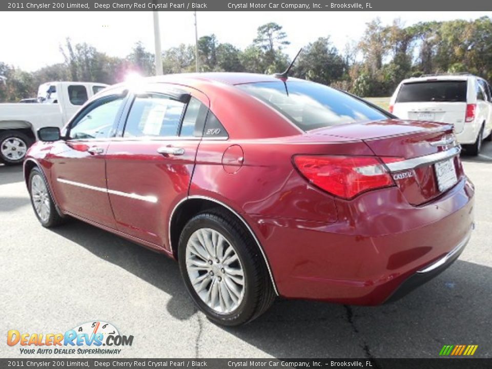 2011 Chrysler 200 Limited Deep Cherry Red Crystal Pearl / Black Photo #3