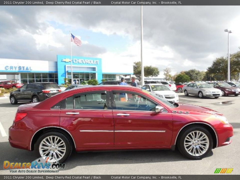 2011 Chrysler 200 Limited Deep Cherry Red Crystal Pearl / Black Photo #9