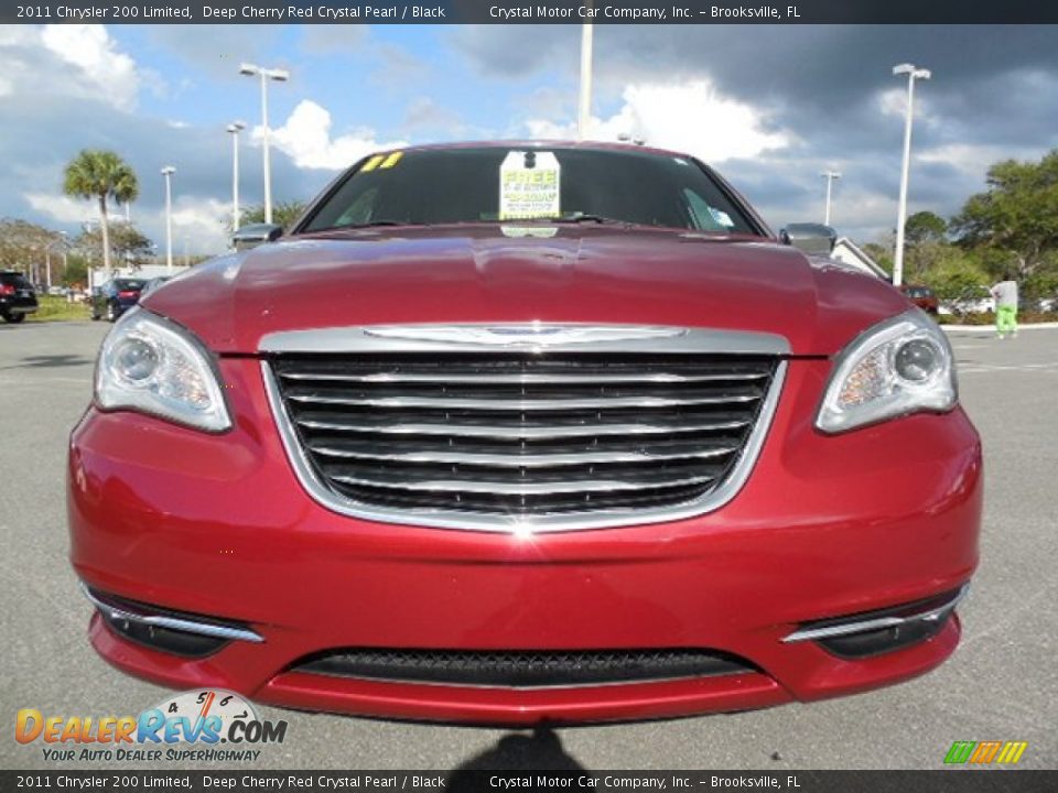2011 Chrysler 200 Limited Deep Cherry Red Crystal Pearl / Black Photo #13