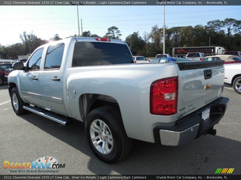 2012 Chevrolet Silverado 1500 LT Crew Cab Silver Ice Metallic / Light Cashmere/Dark Cashmere Photo #3
