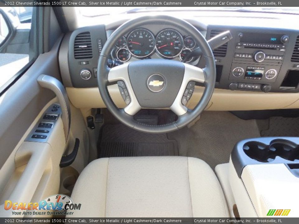 2012 Chevrolet Silverado 1500 LT Crew Cab Silver Ice Metallic / Light Cashmere/Dark Cashmere Photo #6