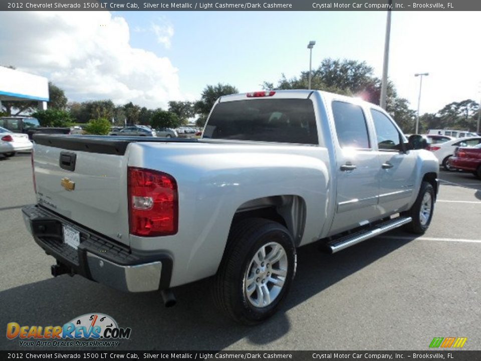 2012 Chevrolet Silverado 1500 LT Crew Cab Silver Ice Metallic / Light Cashmere/Dark Cashmere Photo #8