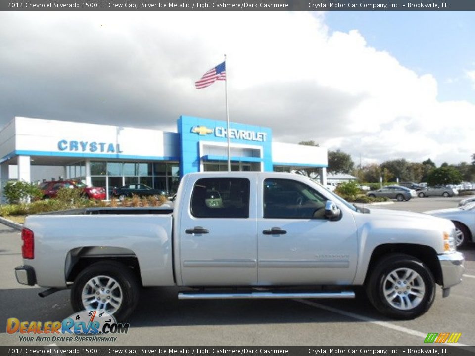 2012 Chevrolet Silverado 1500 LT Crew Cab Silver Ice Metallic / Light Cashmere/Dark Cashmere Photo #9