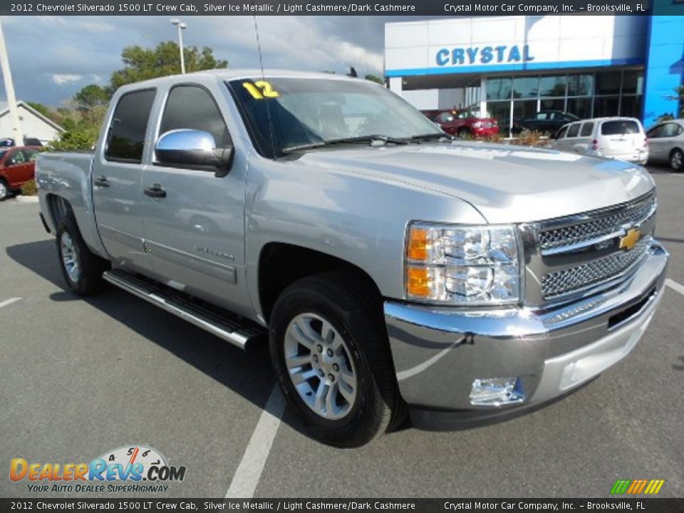 2012 Chevrolet Silverado 1500 LT Crew Cab Silver Ice Metallic / Light Cashmere/Dark Cashmere Photo #10