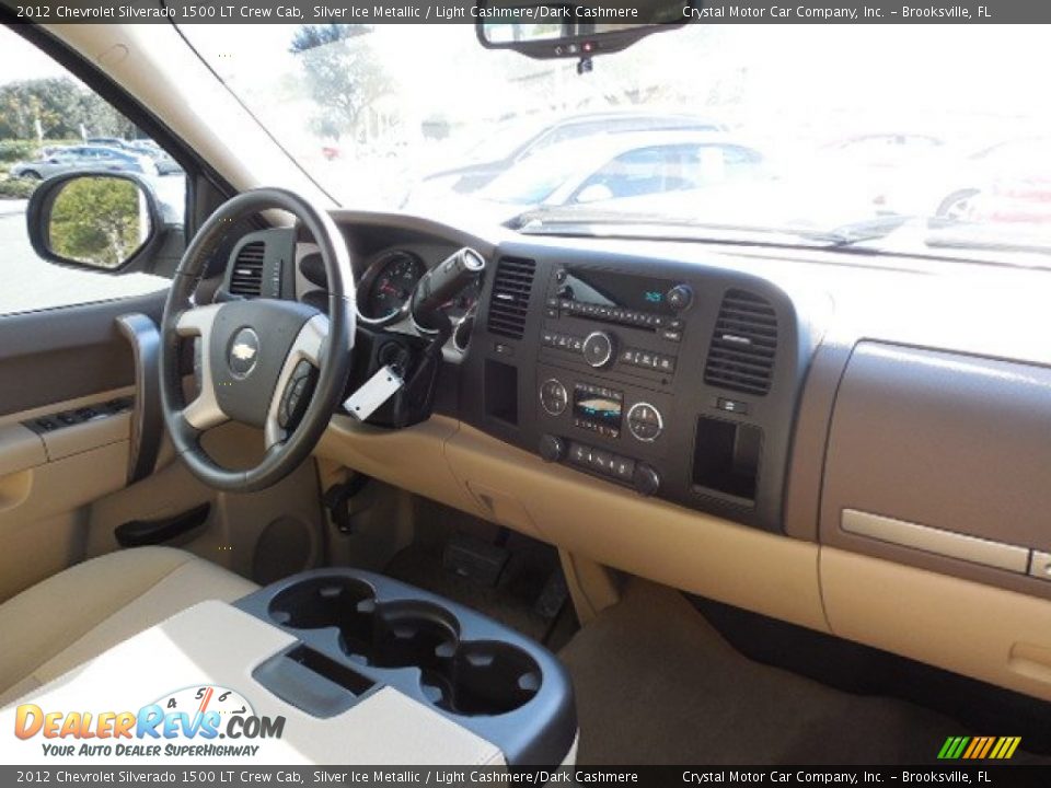 2012 Chevrolet Silverado 1500 LT Crew Cab Silver Ice Metallic / Light Cashmere/Dark Cashmere Photo #11