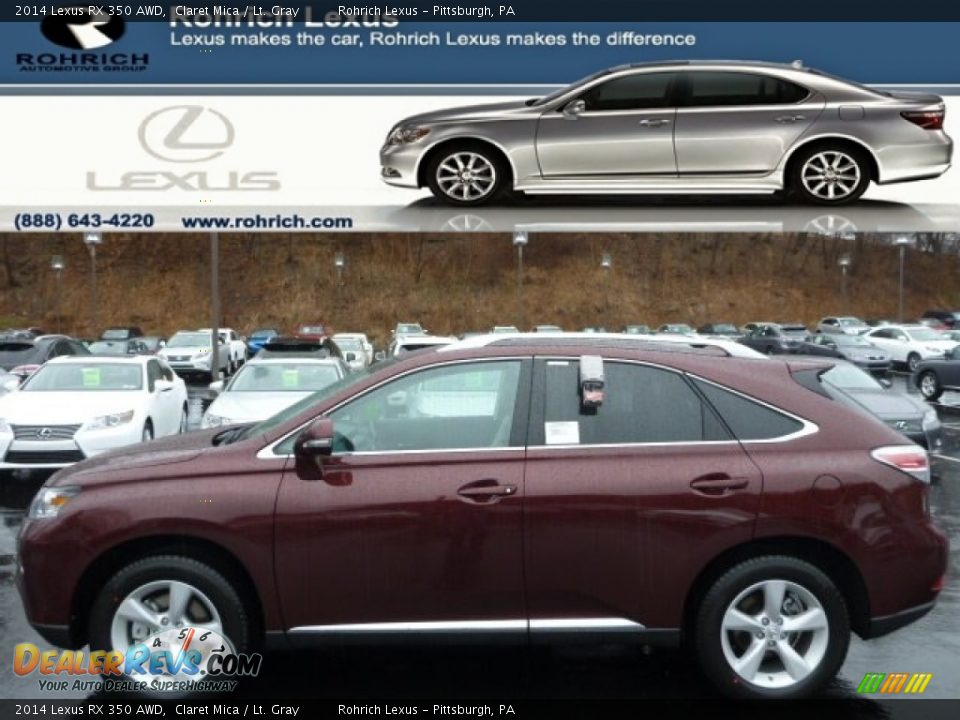 2014 Lexus RX 350 AWD Claret Mica / Lt. Gray Photo #1