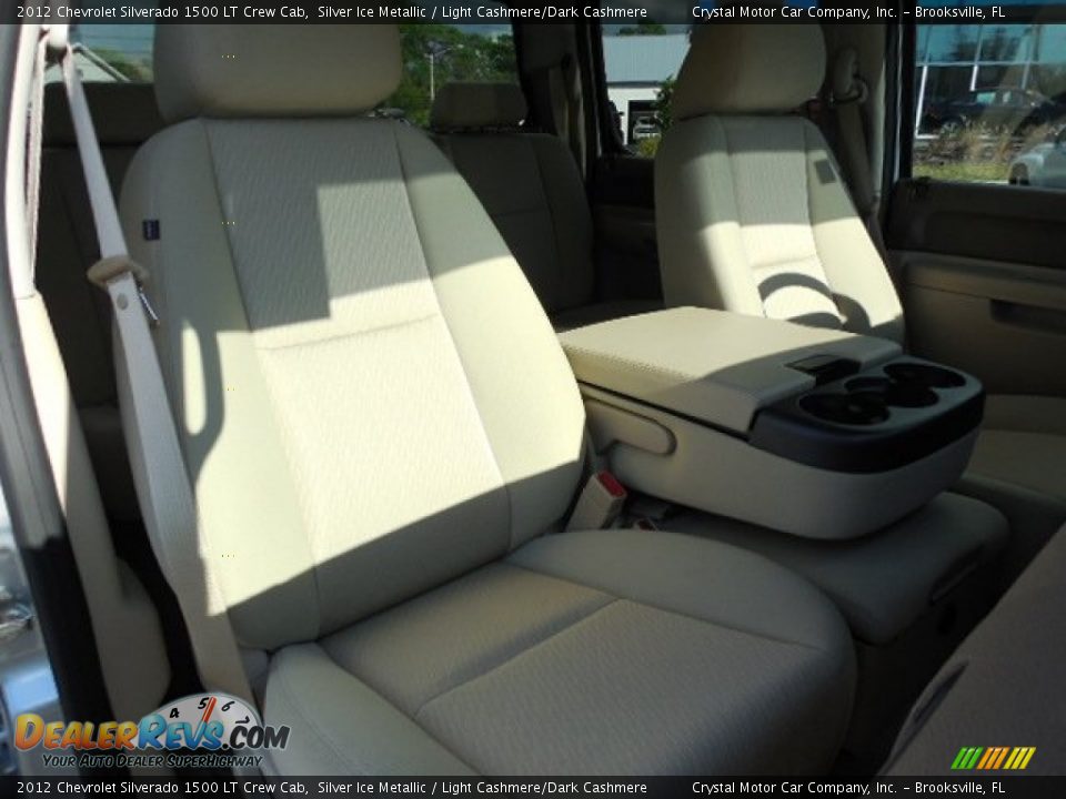 2012 Chevrolet Silverado 1500 LT Crew Cab Silver Ice Metallic / Light Cashmere/Dark Cashmere Photo #12