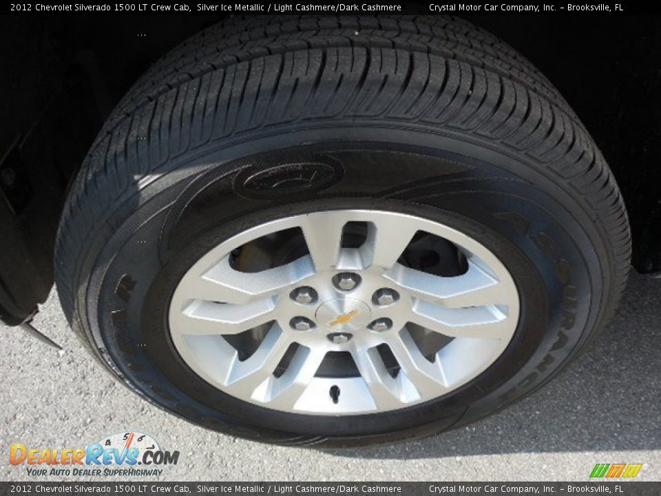 2012 Chevrolet Silverado 1500 LT Crew Cab Silver Ice Metallic / Light Cashmere/Dark Cashmere Photo #14