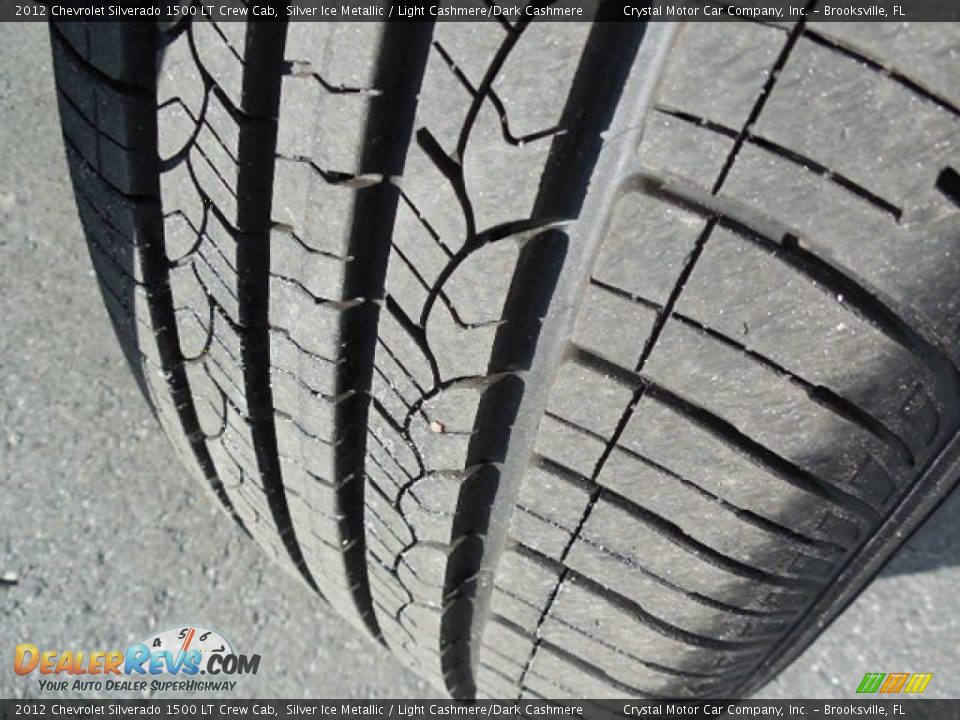 2012 Chevrolet Silverado 1500 LT Crew Cab Silver Ice Metallic / Light Cashmere/Dark Cashmere Photo #15