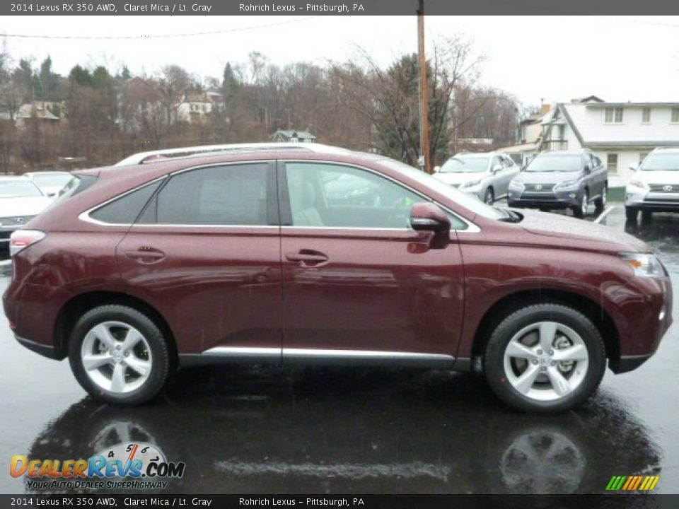 2014 Lexus RX 350 AWD Claret Mica / Lt. Gray Photo #5