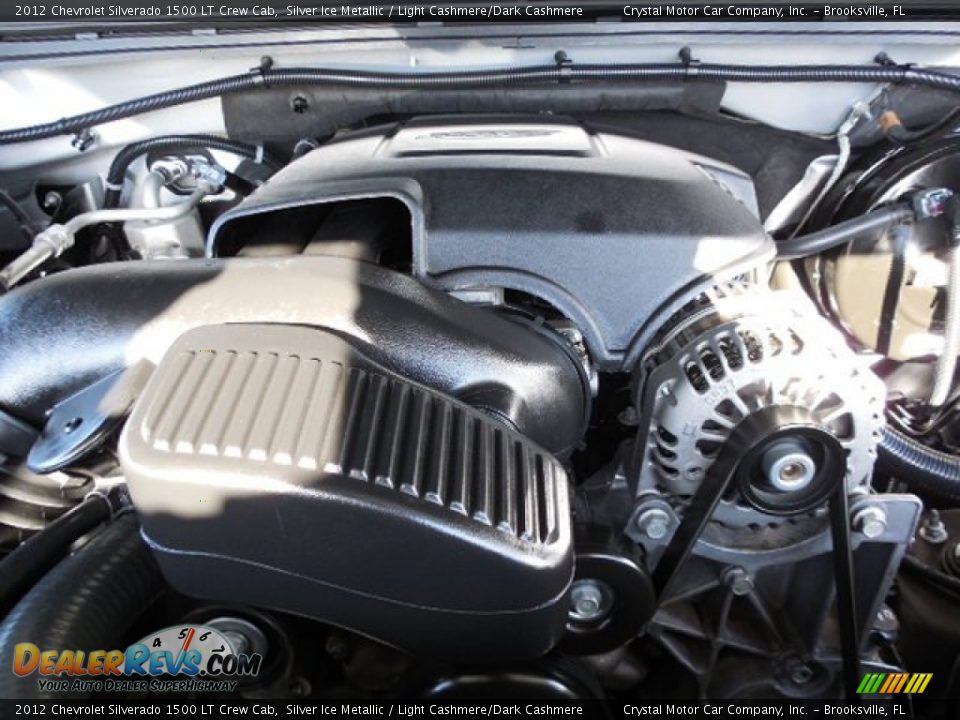 2012 Chevrolet Silverado 1500 LT Crew Cab Silver Ice Metallic / Light Cashmere/Dark Cashmere Photo #16