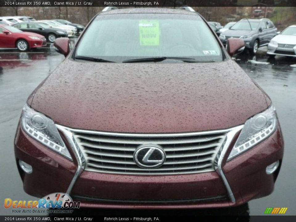 2014 Lexus RX 350 AWD Claret Mica / Lt. Gray Photo #7
