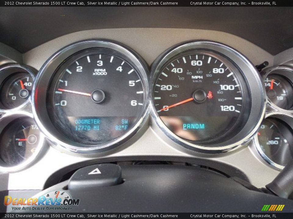 2012 Chevrolet Silverado 1500 LT Crew Cab Silver Ice Metallic / Light Cashmere/Dark Cashmere Photo #18