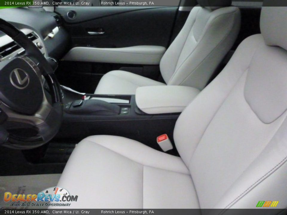 2014 Lexus RX 350 AWD Claret Mica / Lt. Gray Photo #10