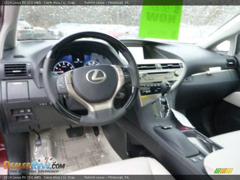 2014 Lexus RX 350 AWD Claret Mica / Lt. Gray Photo #12