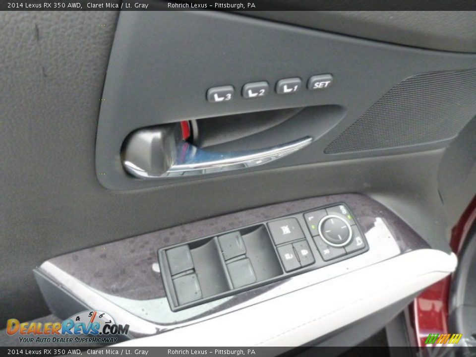 2014 Lexus RX 350 AWD Claret Mica / Lt. Gray Photo #13
