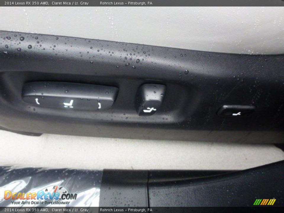 2014 Lexus RX 350 AWD Claret Mica / Lt. Gray Photo #14