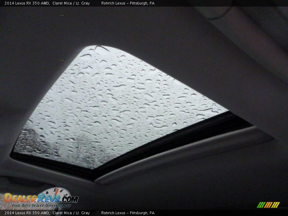 2014 Lexus RX 350 AWD Claret Mica / Lt. Gray Photo #15