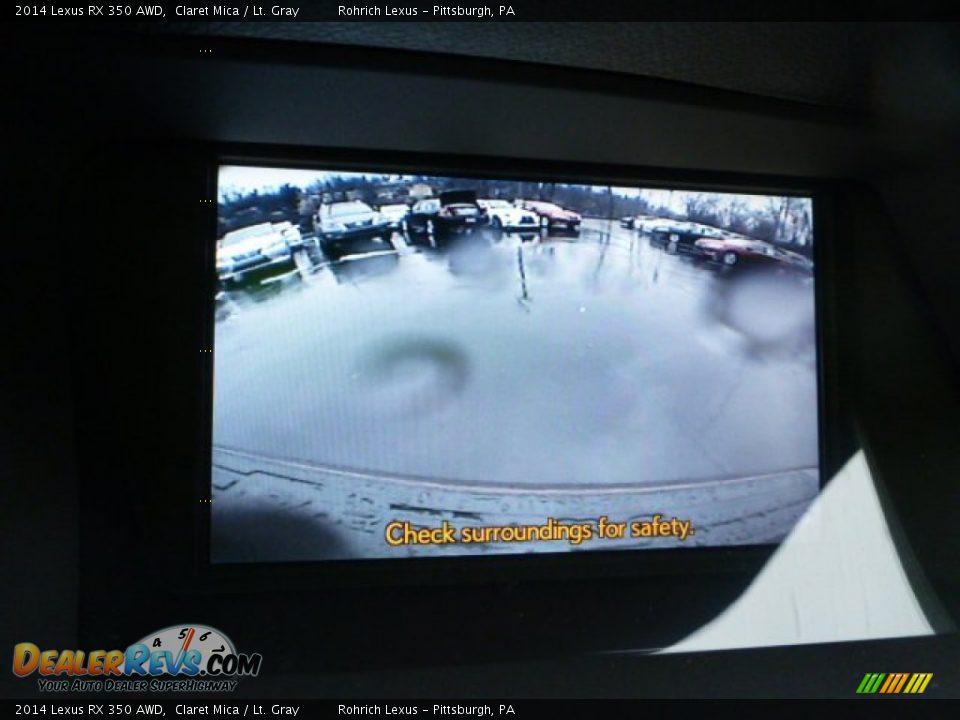 2014 Lexus RX 350 AWD Claret Mica / Lt. Gray Photo #17